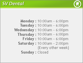 SV Dental Hours
